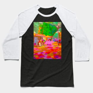 Welcome To The Candy Shop Artwork Baseball T-Shirt